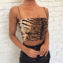 Top corto de mujer con estampado animal A1214 2