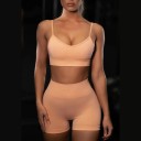 Top corto y pantalones cortos deportivos para mujer 5