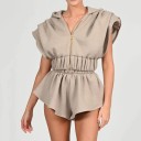 Top corto y shorts de mujer B1020 2