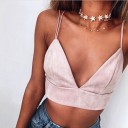 Top court femme à décolleté plongeant A1095 1