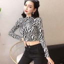 Top court femme avec motif animal 5