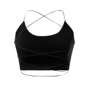 Top crop feminino com atilhos A1248 6