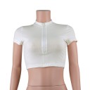 Top crop feminino com fecho 2