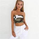 Top crop mimetico da donna 2