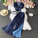 Top cropped feminino e calças B1237 1