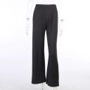 Top cropped feminino e calças 5