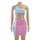 Top cropped feminino e saia 1