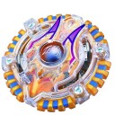 Top da combattimento per sfide e giochi con gli amici Costruzione in metallo e plastica Diametro 5,5 cm Design distintivo con bordo sagomato 5