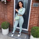 Top da donna a maniche lunghe e leggings B936 5