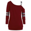 Top da donna con cuore di paillettes 2