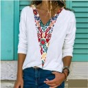 Top da donna con fiori A886 1