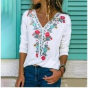 Top da donna con fiori A886 4