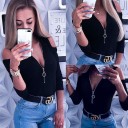 Top da donna con scollatura a zip 3