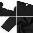 Top da donna con spalle arricciate 3