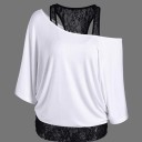 Top de mujer con capas y encaje 2