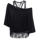 Top de mujer con capas y encaje 1