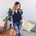 Top de mujer con escote en V 2