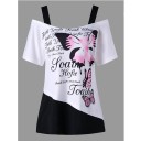 Top de mujer con estampado de mariposas 4