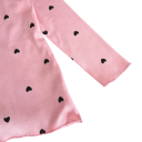 Top de toamnă pentru fetițe cu mânecă lungă, croi tip lanternă, bumbac, poliester, spandex, broderie drăguță, guler rotund, top la modă 8