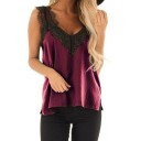 Top de verano de mujer con escote de encaje 3
