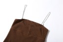 Top deux pièces femme marron 5