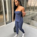 Top e calças femininas B1019 1