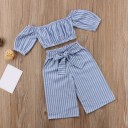 Top e calças para meninas L1460 6