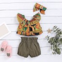 Top e calções para meninas L1365 2