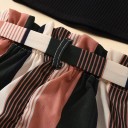 Top e pantaloni corti da ragazza L1471 3