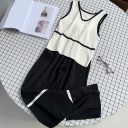 Top e pantaloni lavorati a maglia da donna 7