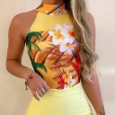 Top e saia femininos B1130 1