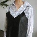 Top en cuir pour femme P2462 2