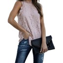 Top en dentelle sans manches pour femmes 5