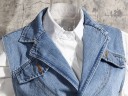 Top en jean pour femmes P1591 4