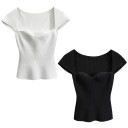 Top en maille pour femmes G288 1