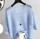 Top en tricot pour femmes à motifs ajourés 3