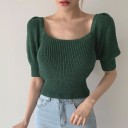 Top en tricot pour femmes avec lien G376 6