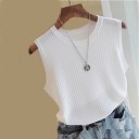 Top en tricot sans manches pour femmes 3
