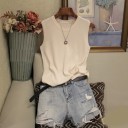 Top en tricot sans manches pour femmes 6