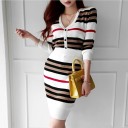 Top et jupe en tricot pour femmes 3