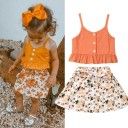 Top et jupe pour filles L1499 2