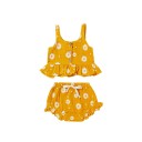 Top et short pour fille avec des fleurs 11