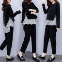 Top féminin à manches longues et pantalon B1173 3