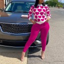 Top féminin à manches longues et pantalon 3