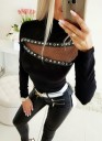 Top féminin avec décolleté en mesh 3