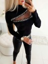 Top féminin avec décolleté en mesh 4