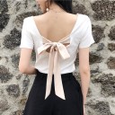 Top féminin avec nœud 2