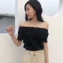 Top féminin avec nœud 3