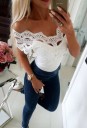 Top féminin en dentelle A798 2