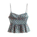 Top feminino com bolinhas 1